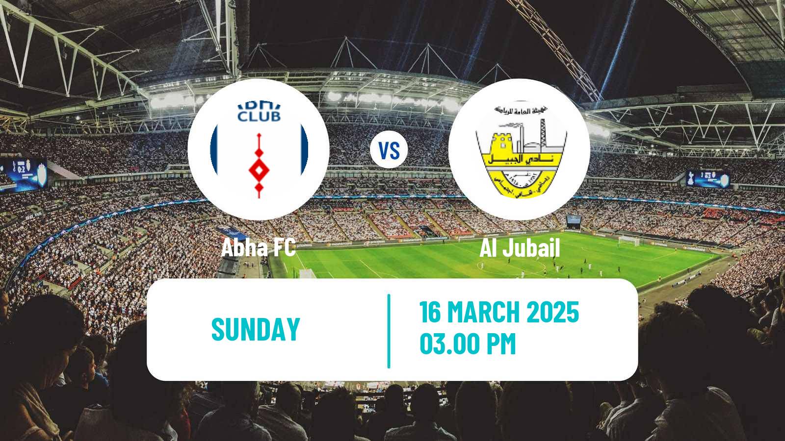 Soccer Saudi Division 1 Abha - Al Jubail