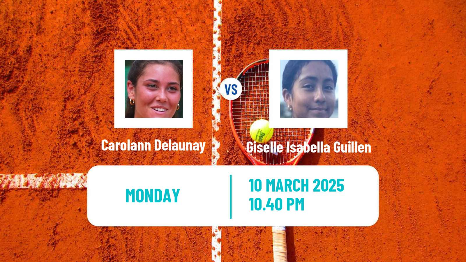 Tennis ITF W35 Mildura Women Carolann Delaunay - Giselle Isabella Guillen