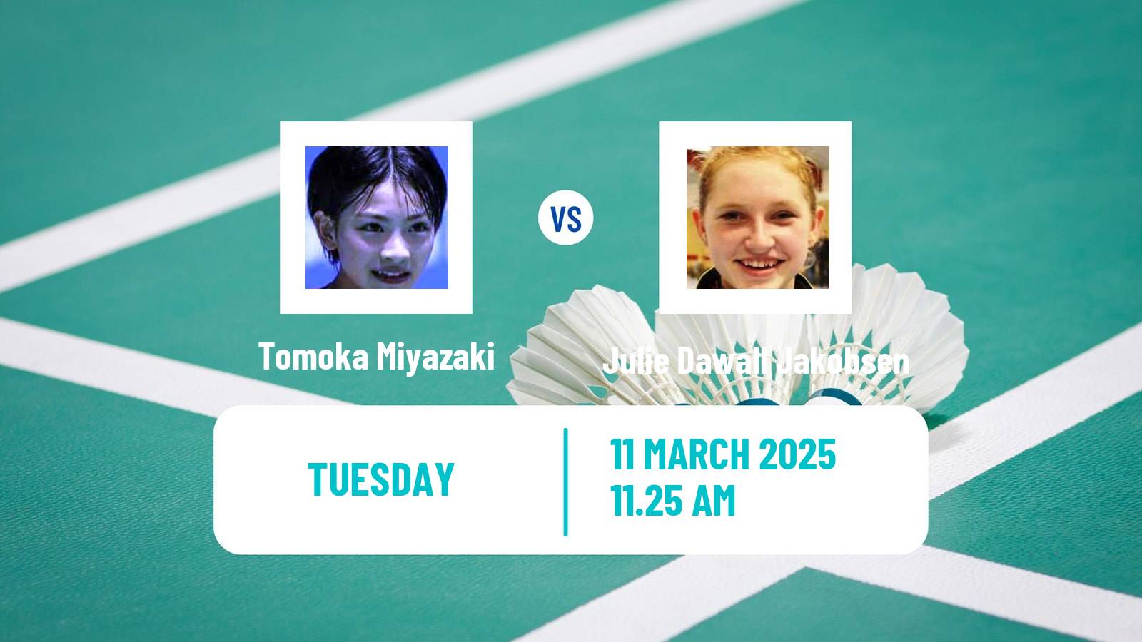 Badminton BWF World Tour All England Open Women Tomoka Miyazaki - Julie Dawall Jakobsen