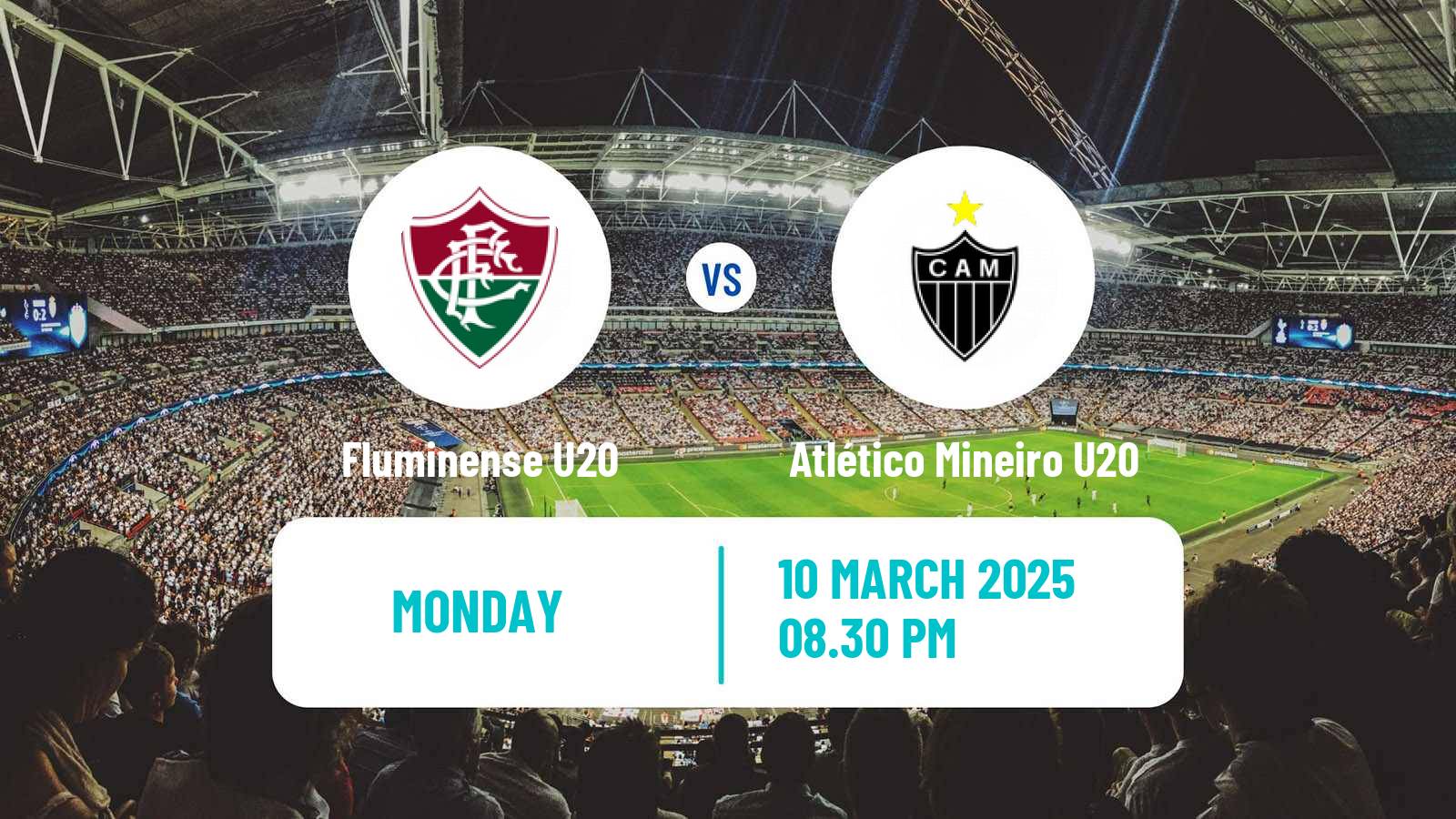 Soccer Brasileiro U20 Fluminense U20 - Atlético Mineiro U20