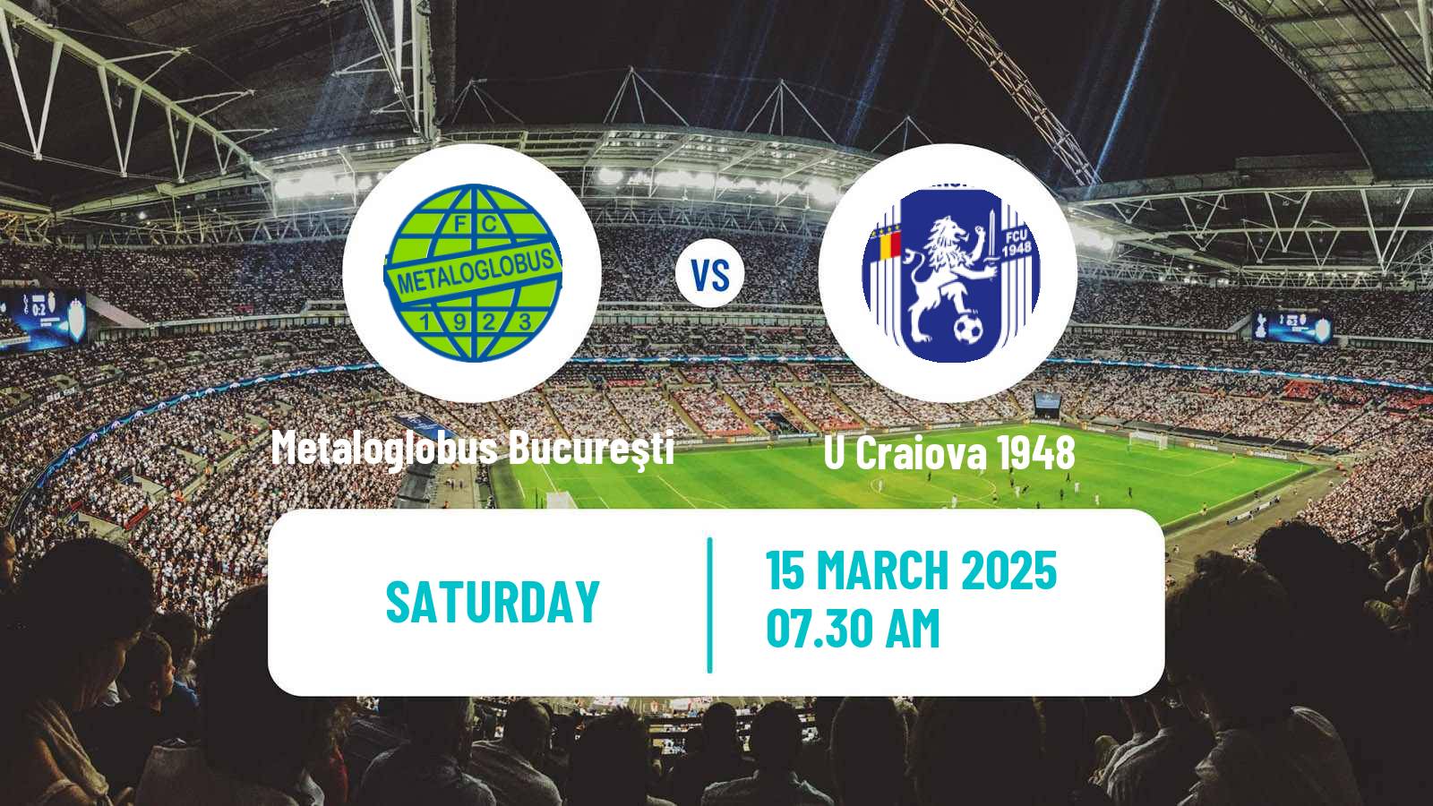 Soccer Romanian Division 2 Metaloglobus Bucureşti - U Craiova 1948