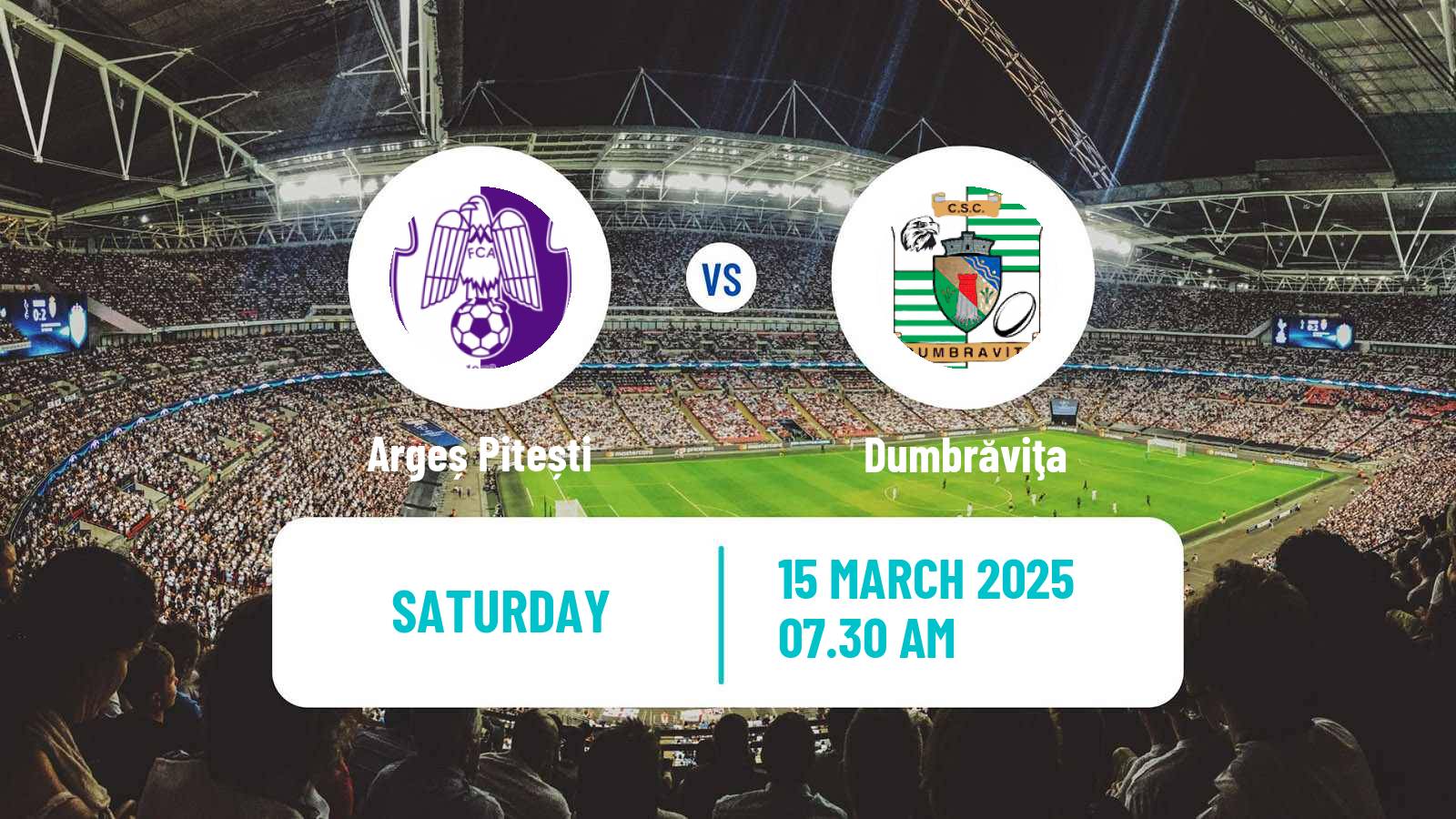 Soccer Romanian Division 2 Argeș Pitești - Dumbrăviţa