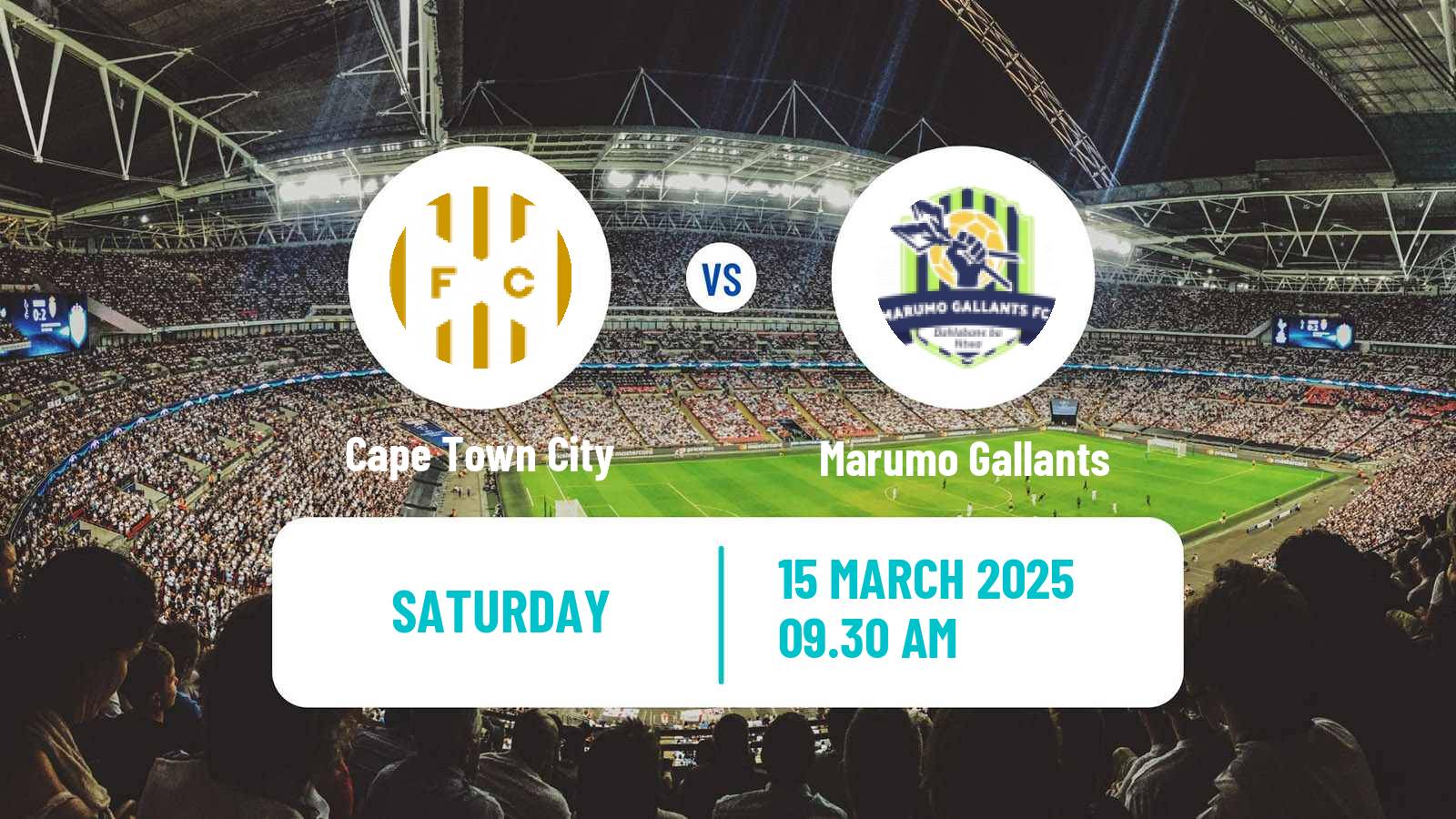 Soccer South African Premier Soccer League Cape Town City - Marumo Gallants