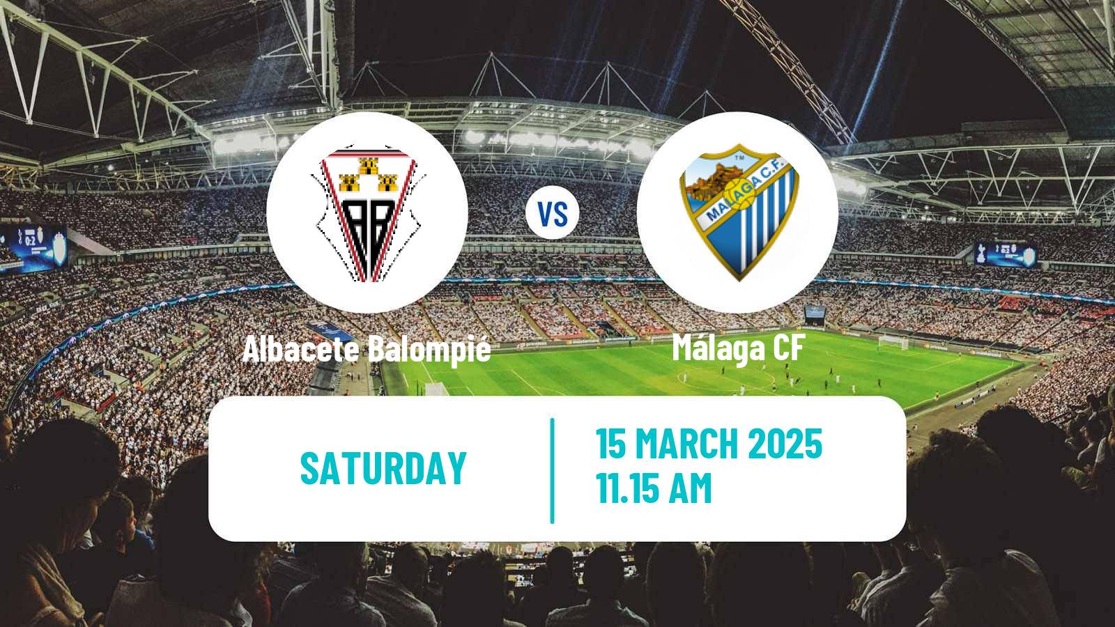 Soccer Spanish LaLiga2 Albacete Balompié - Málaga