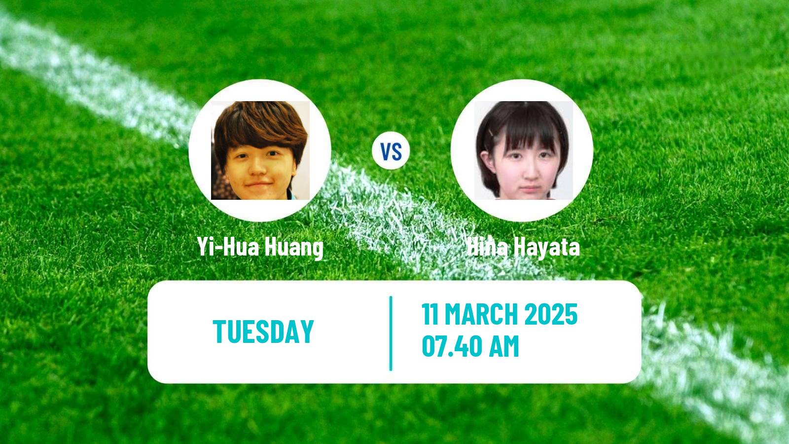 Table tennis Wtt Champions Chongqing Women Yi-Hua Huang - Hina Hayata