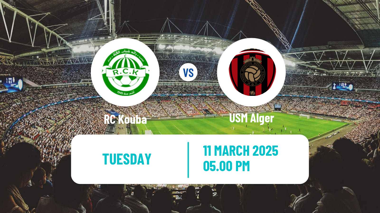 Soccer Algerian Cup Kouba - USM Alger
