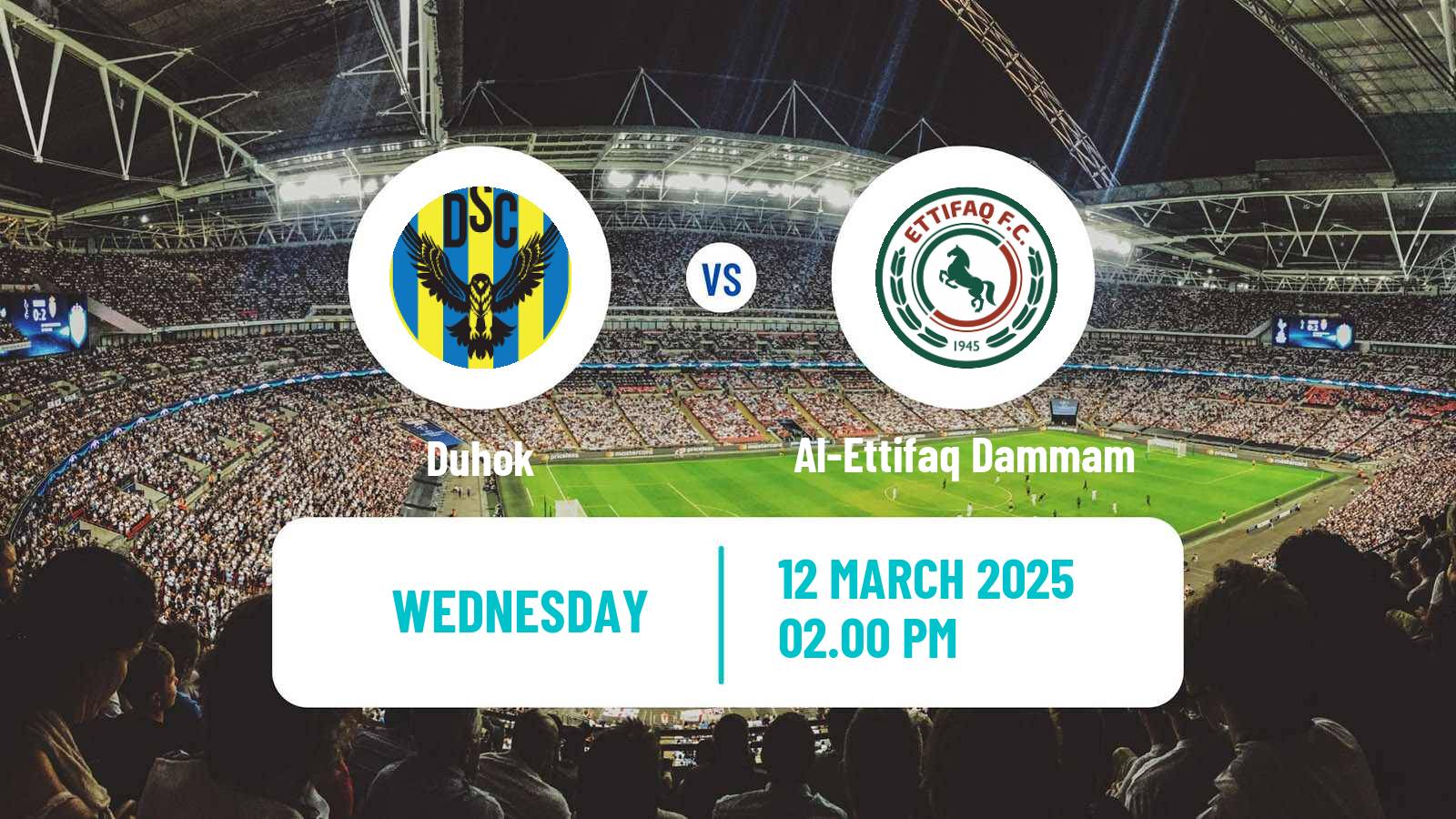 Soccer Gulf Club Champions League Duhok - Al-Ettifaq Dammam