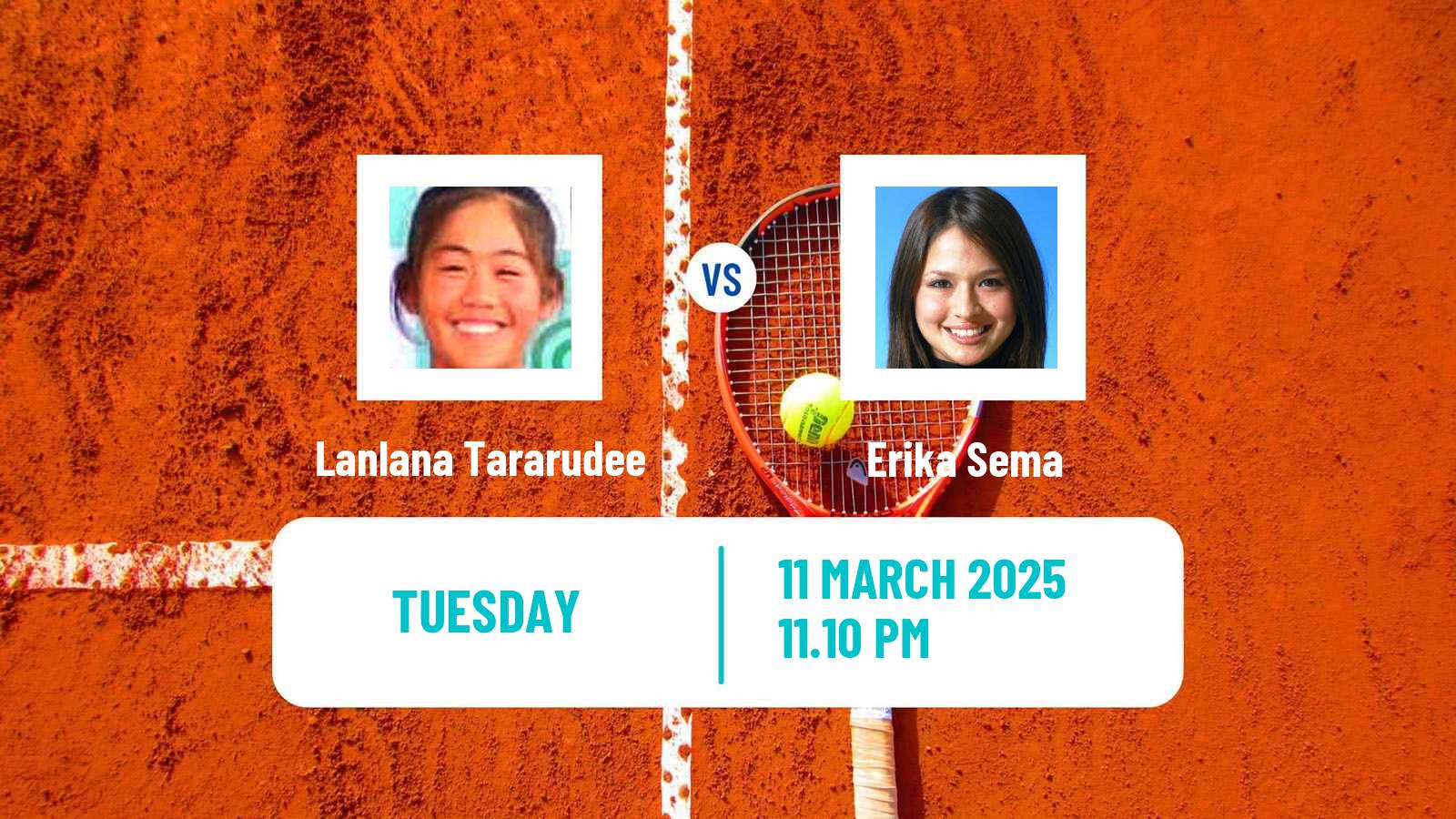 Tennis ITF W50 Shenzhen Women Lanlana Tararudee - Erika Sema