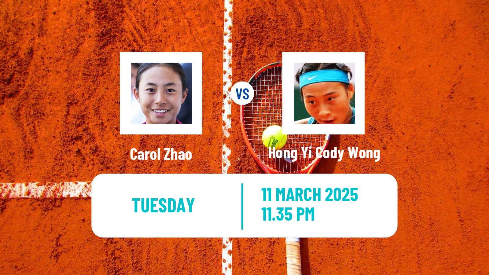 Tennis ITF W50 Shenzhen Women Carol Zhao - Hong Yi Cody Wong