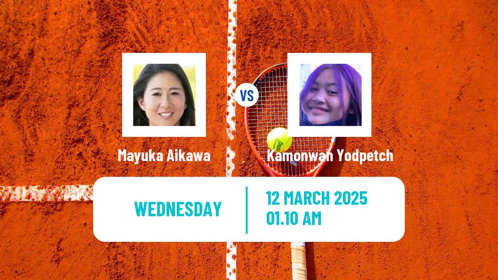 Tennis ITF W35 Nonthaburi Women Mayuka Aikawa - Kamonwan Yodpetch