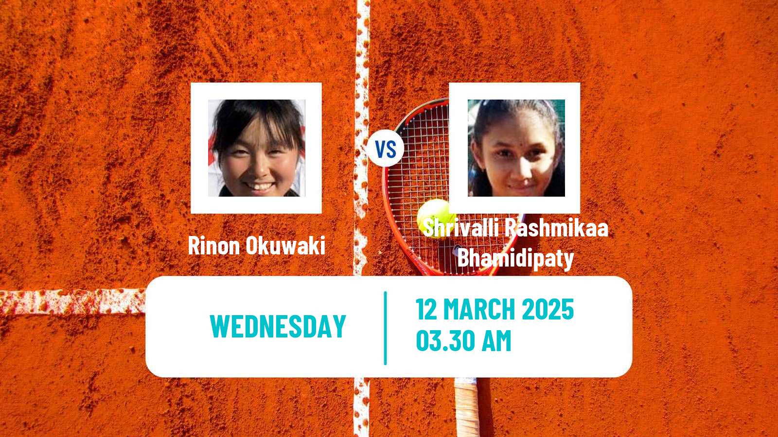 Tennis ITF W35 Nonthaburi Women Rinon Okuwaki - Shrivalli Rashmikaa Bhamidipaty