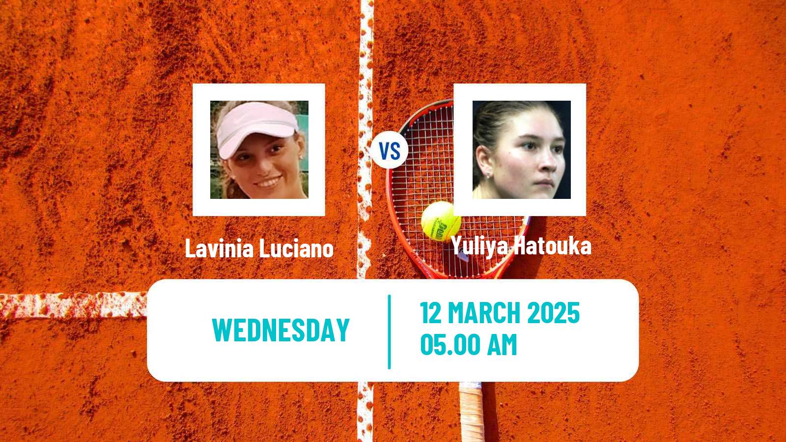 Tennis ITF W35 Solarino 2 Women Lavinia Luciano - Yuliya Hatouka