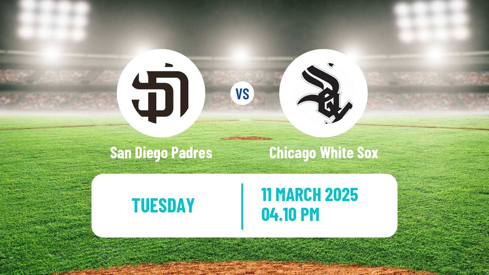 Baseball MLB Spring Training San Diego Padres - Chicago White Sox