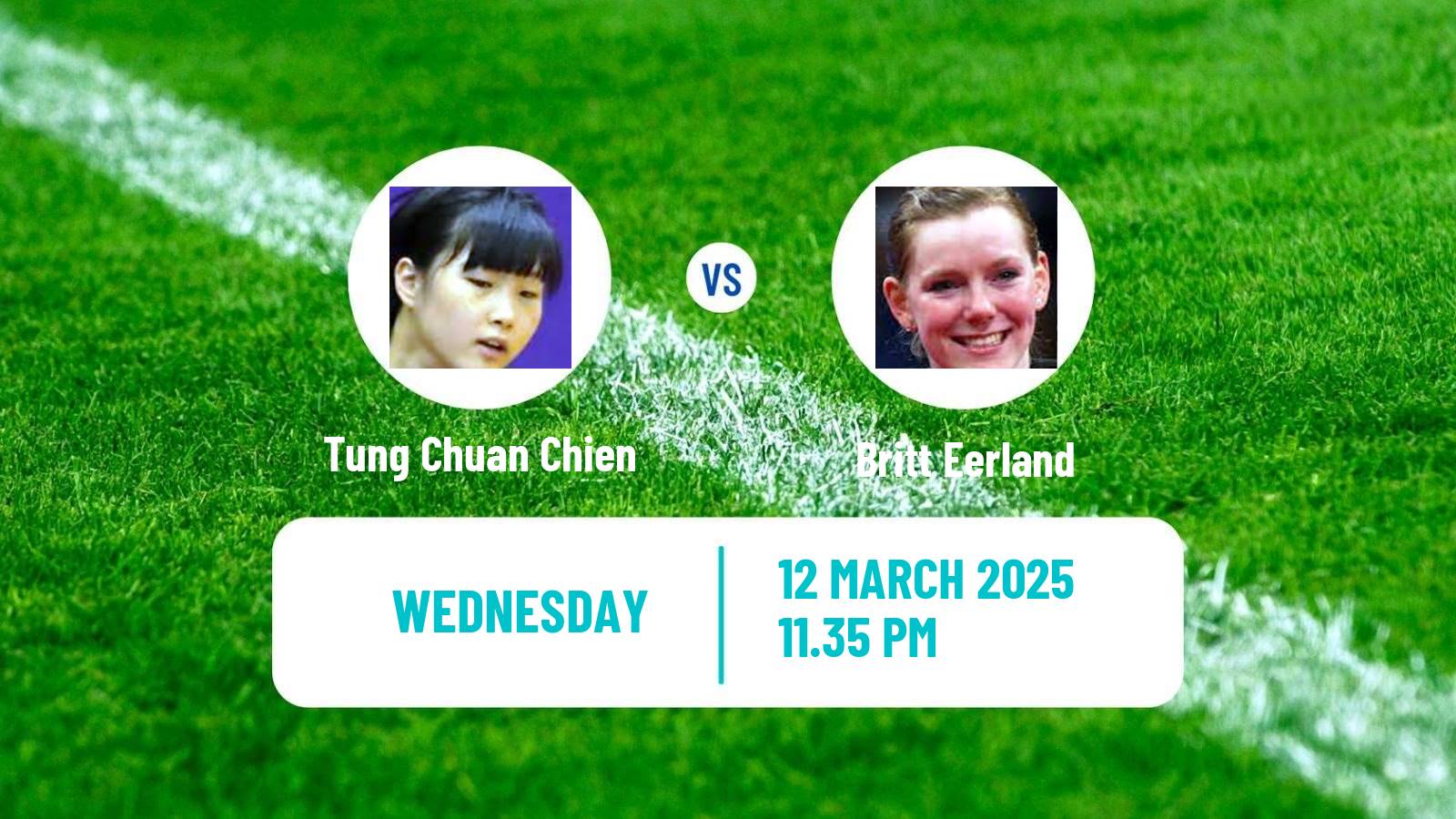 Table tennis Wtt Champions Chongqing Women Tung Chuan Chien - Britt Eerland