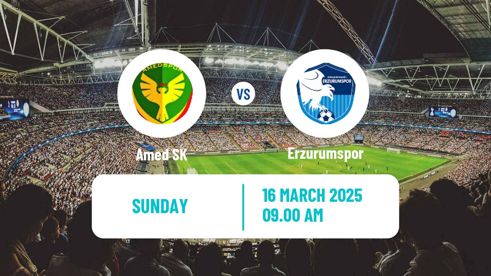 Soccer Turkish First League Amed SK - Erzurumspor