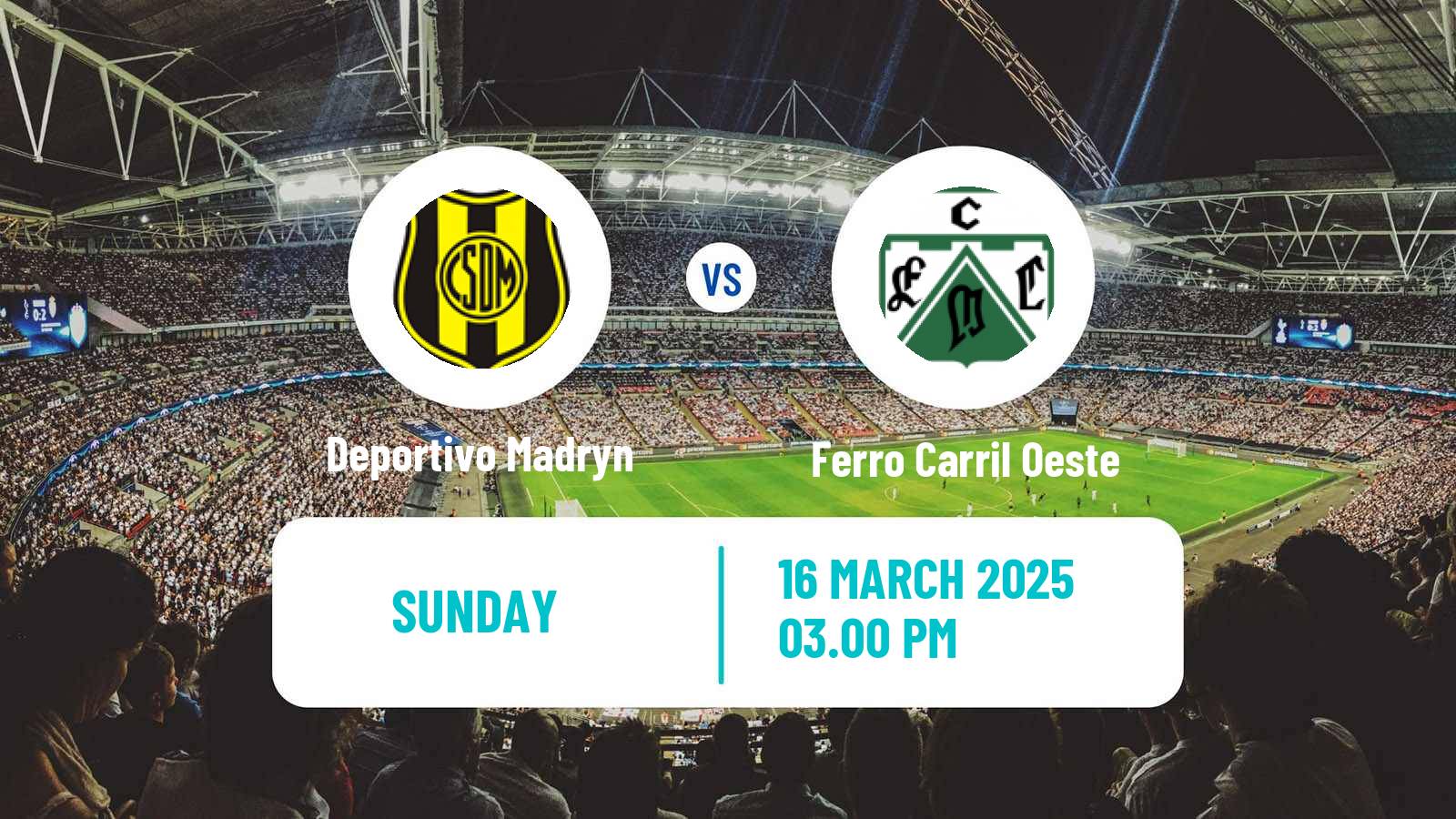 Soccer Argentinian Primera Nacional Deportivo Madryn - Ferro Carril Oeste
