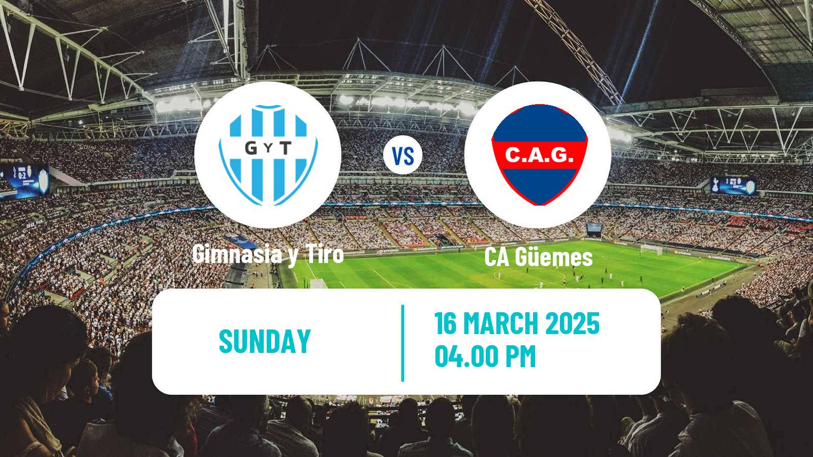Soccer Argentinian Primera Nacional Gimnasia y Tiro - Güemes