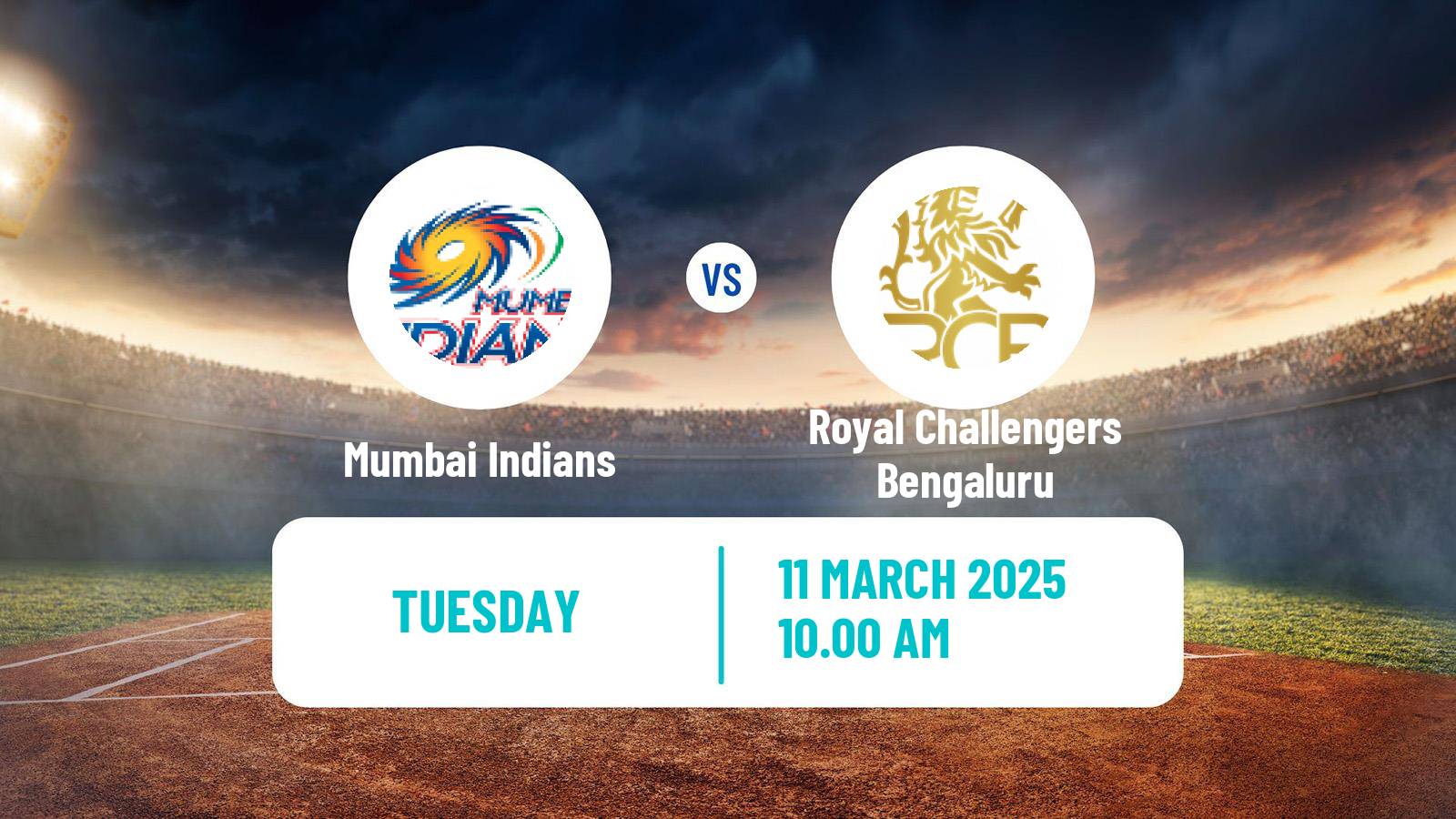 Cricket Indian IPL Cricket Women Mumbai Indians - Royal Challengers Bangalore