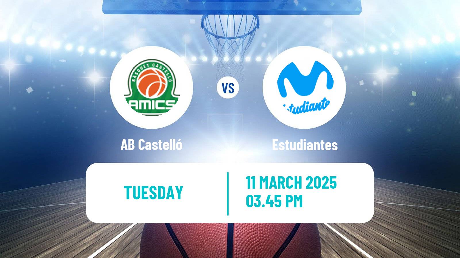 Basketball Spanish LEB Oro Castelló - Estudiantes