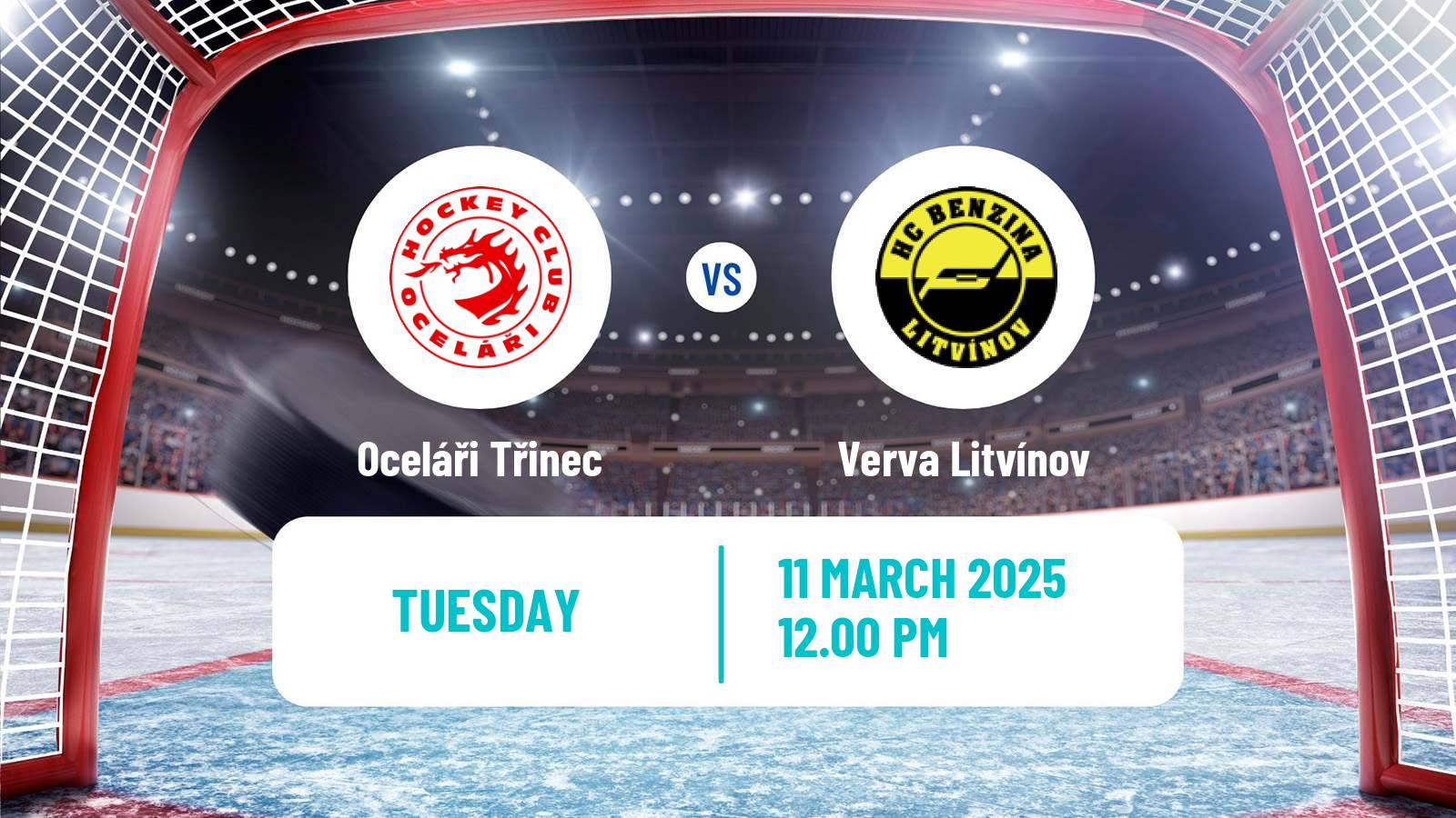 Hockey Czech Extraliga Oceláři Třinec - Verva Litvínov