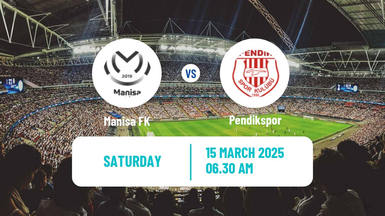 Soccer Turkish First League Manisa FK - Pendikspor