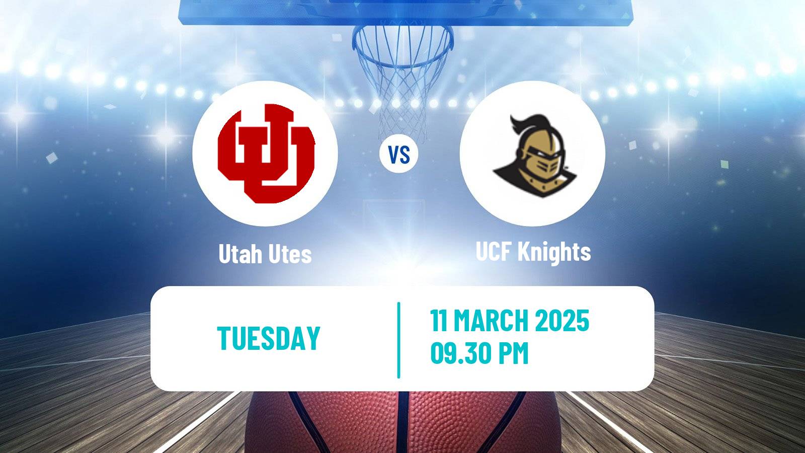 Basketball NCAA College Basketball Utah Utes - UCF Knights