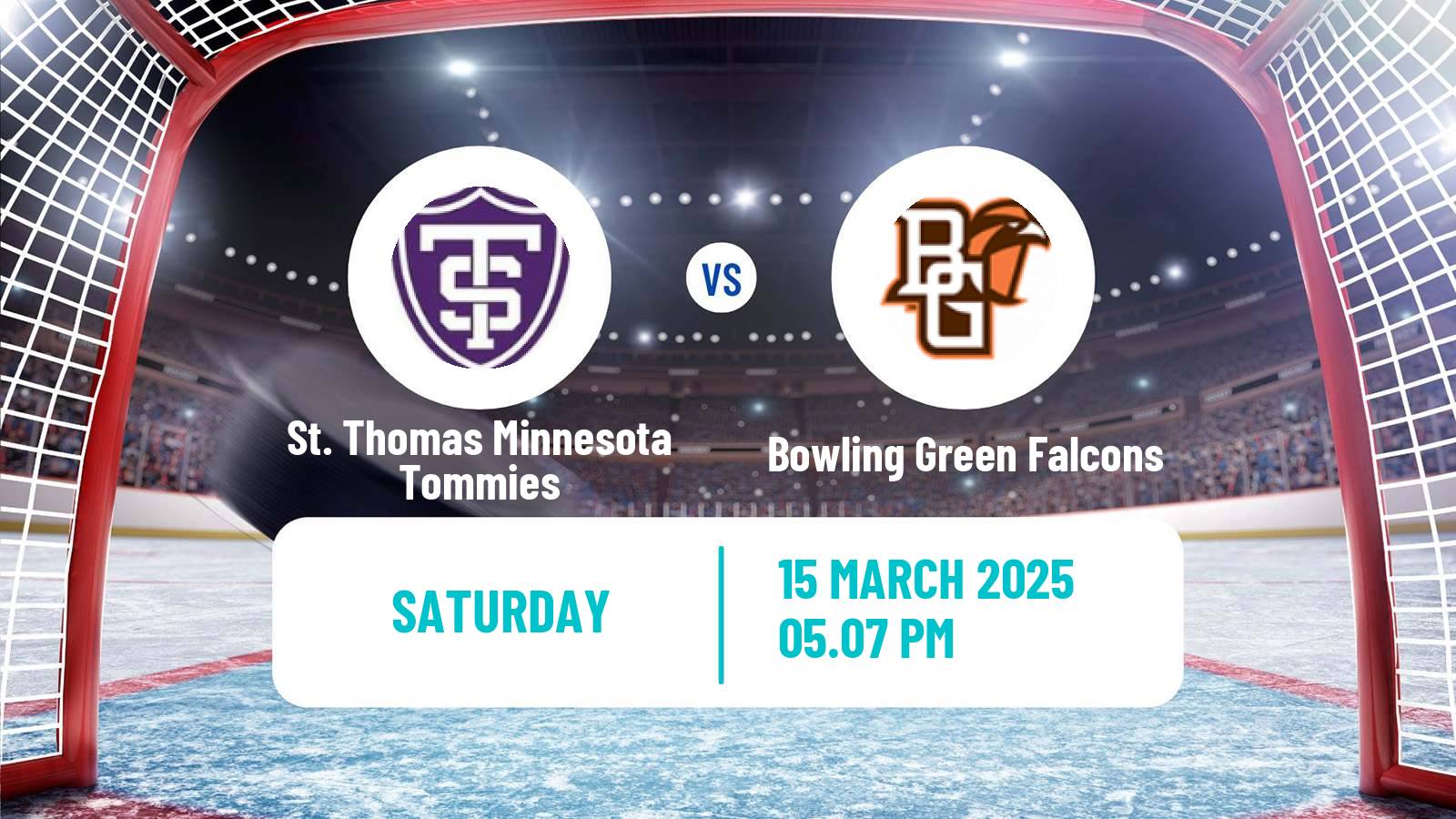 Hockey NCAA Hockey St. Thomas Minnesota Tommies - Bowling Green Falcons
