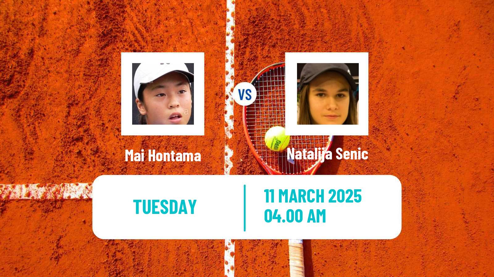 Tennis ITF W75 Targu Mures Women Mai Hontama - Natalija Senic