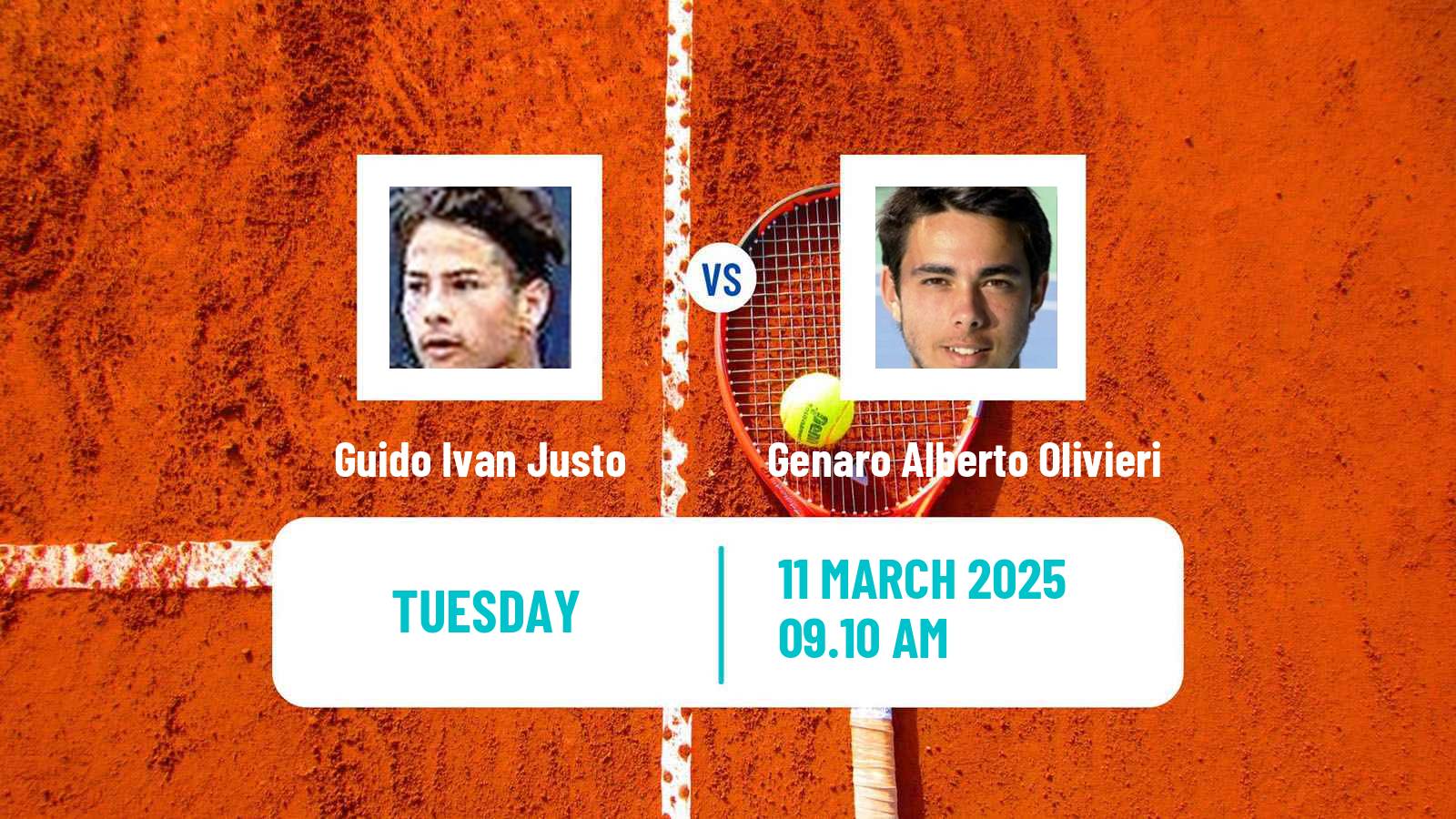 Tennis Santiago Challenger Men Guido Ivan Justo - Genaro Alberto Olivieri