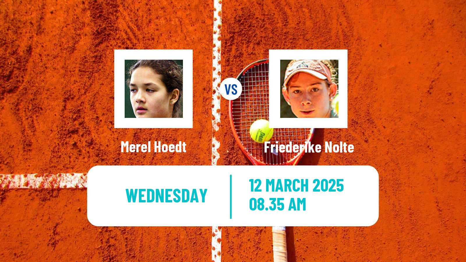 Tennis ITF W15 Gonesse Women Merel Hoedt - Friederike Nolte