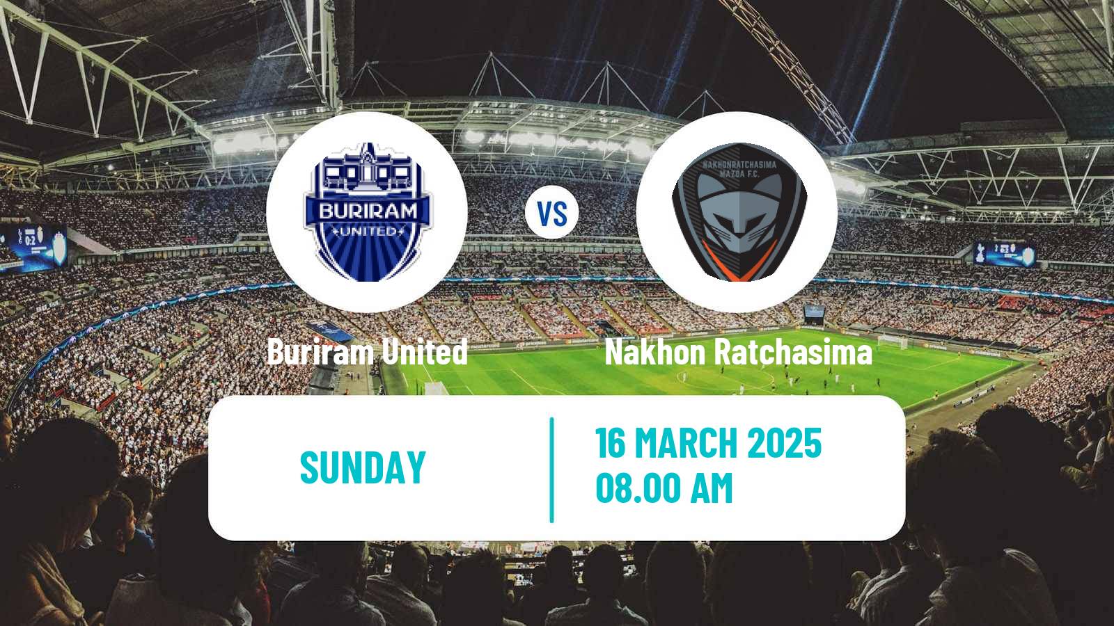 Soccer Thai League 1 Buriram United - Nakhon Ratchasima