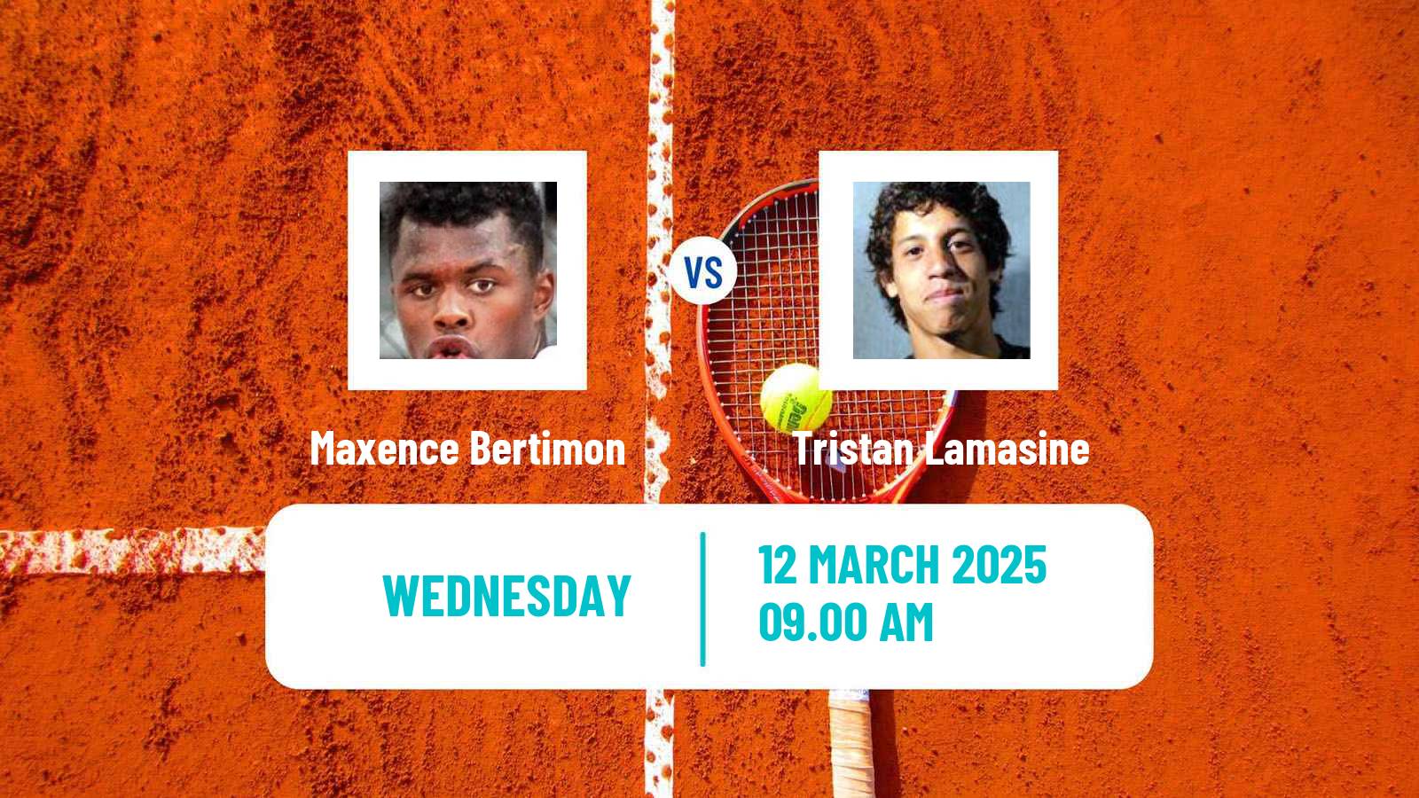 Tennis ITF M25 Creteil Men Maxence Bertimon - Tristan Lamasine