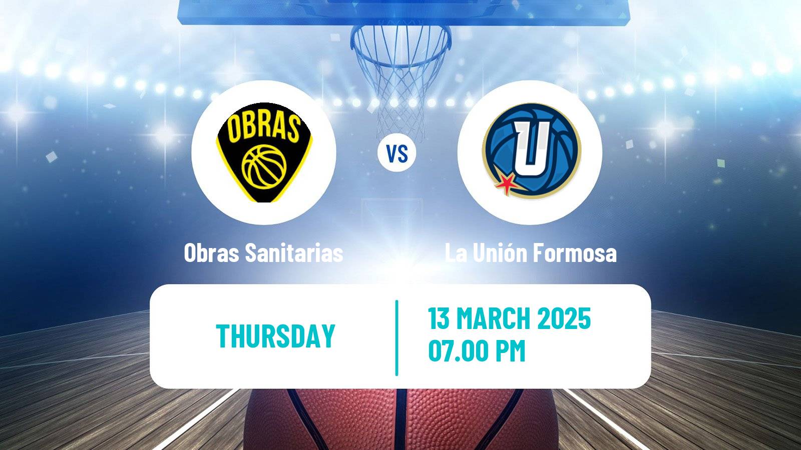 Basketball Argentinian LNB Obras Sanitarias - La Unión Formosa