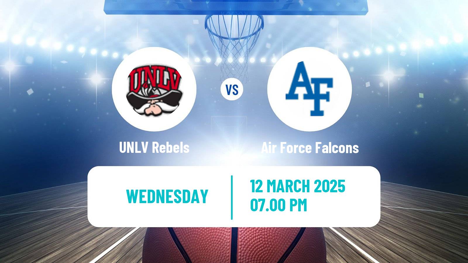 Basketball NCAA College Basketball UNLV Rebels - Air Force Falcons