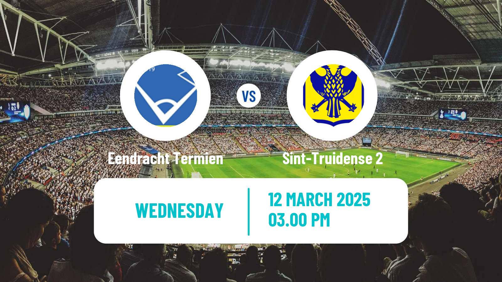 Soccer Belgian Second Amateur Division Group B Eendracht Termien - Sint-Truidense 2