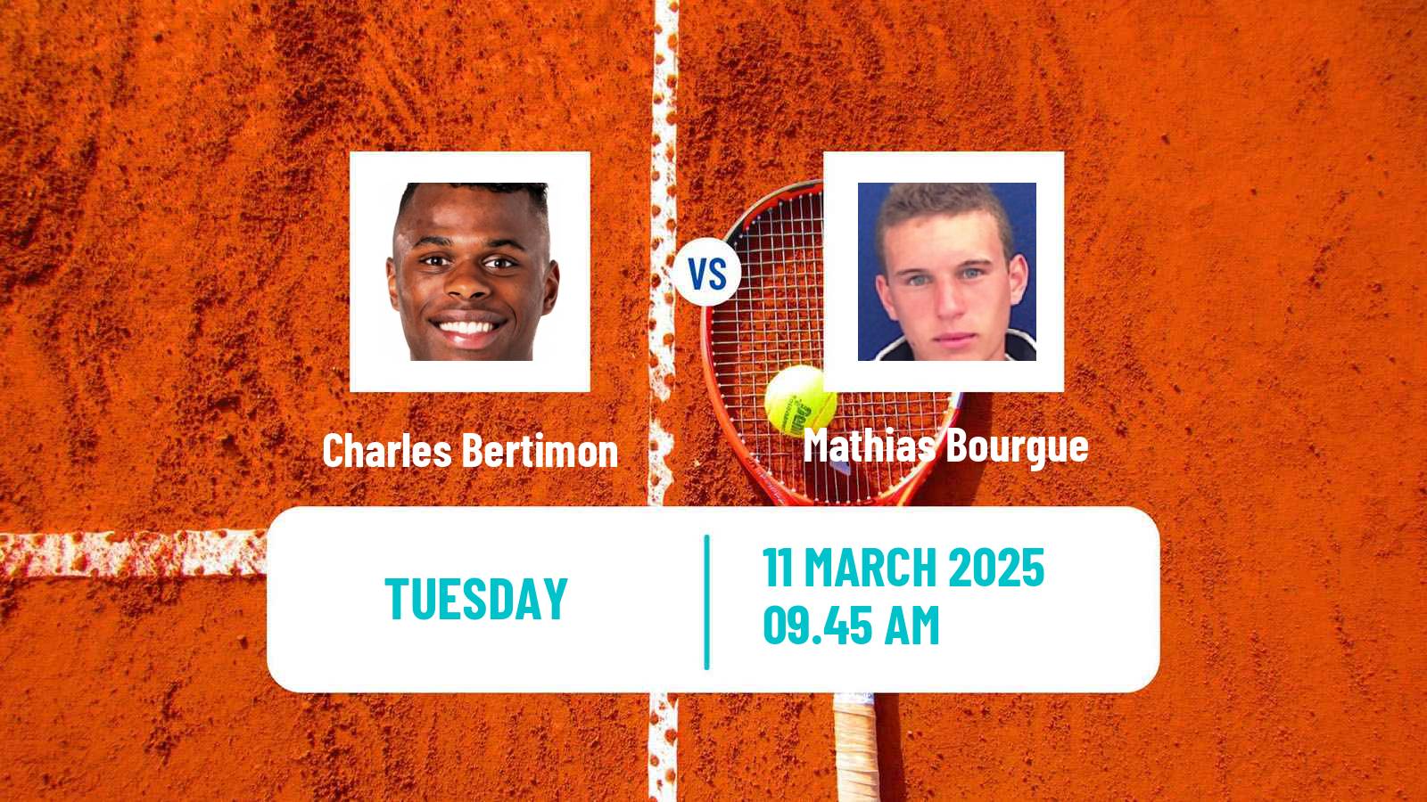 Tennis ITF M25 Creteil Men Charles Bertimon - Mathias Bourgue