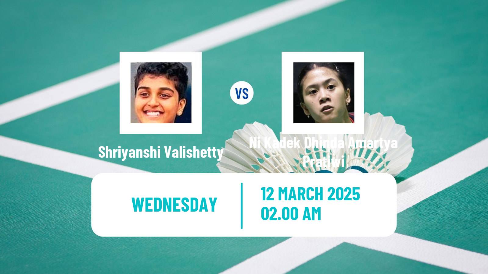 Badminton BWF World Tour China Masters Women Shriyanshi Valishetty - Ni Kadek Dhinda Amartya Pratiwi