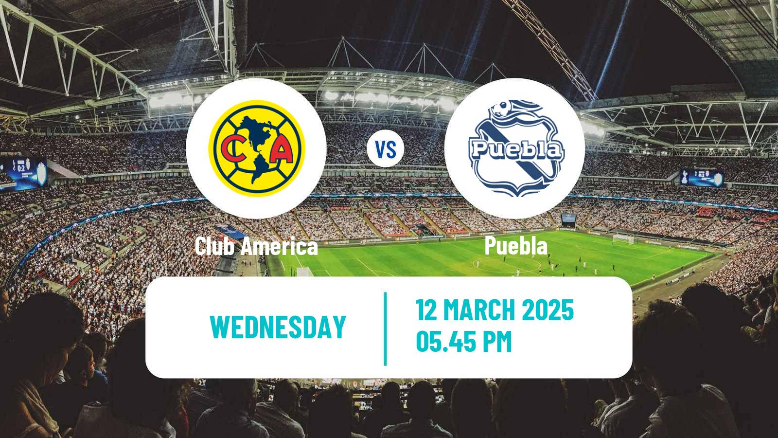 Soccer Mexican Liga MX Women Club America - Puebla