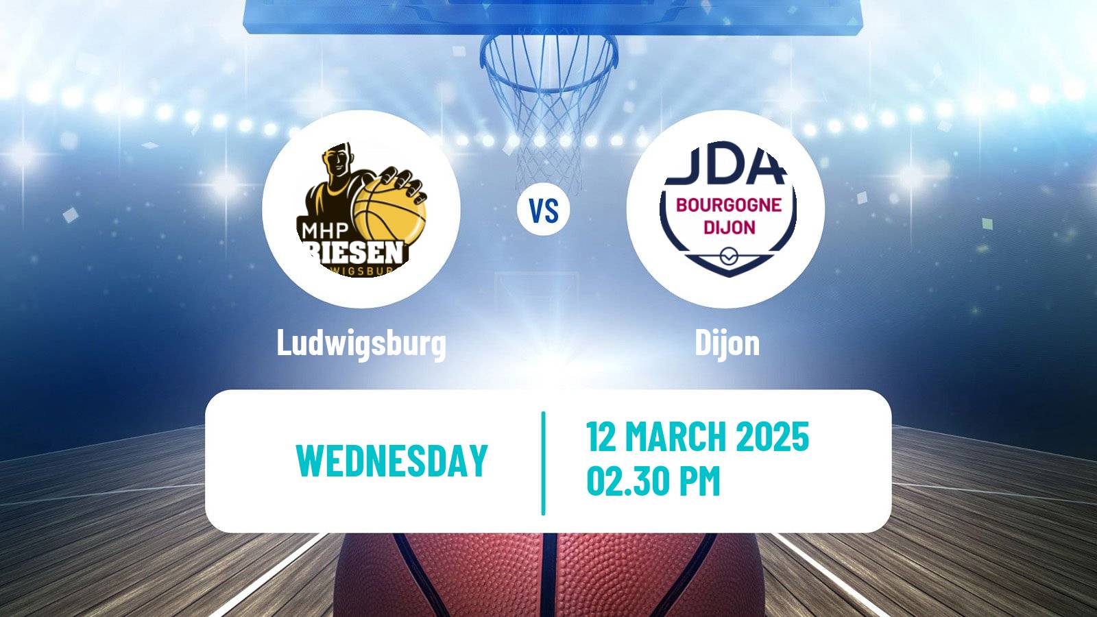 Basketball FIBA Europe Cup Ludwigsburg - Dijon