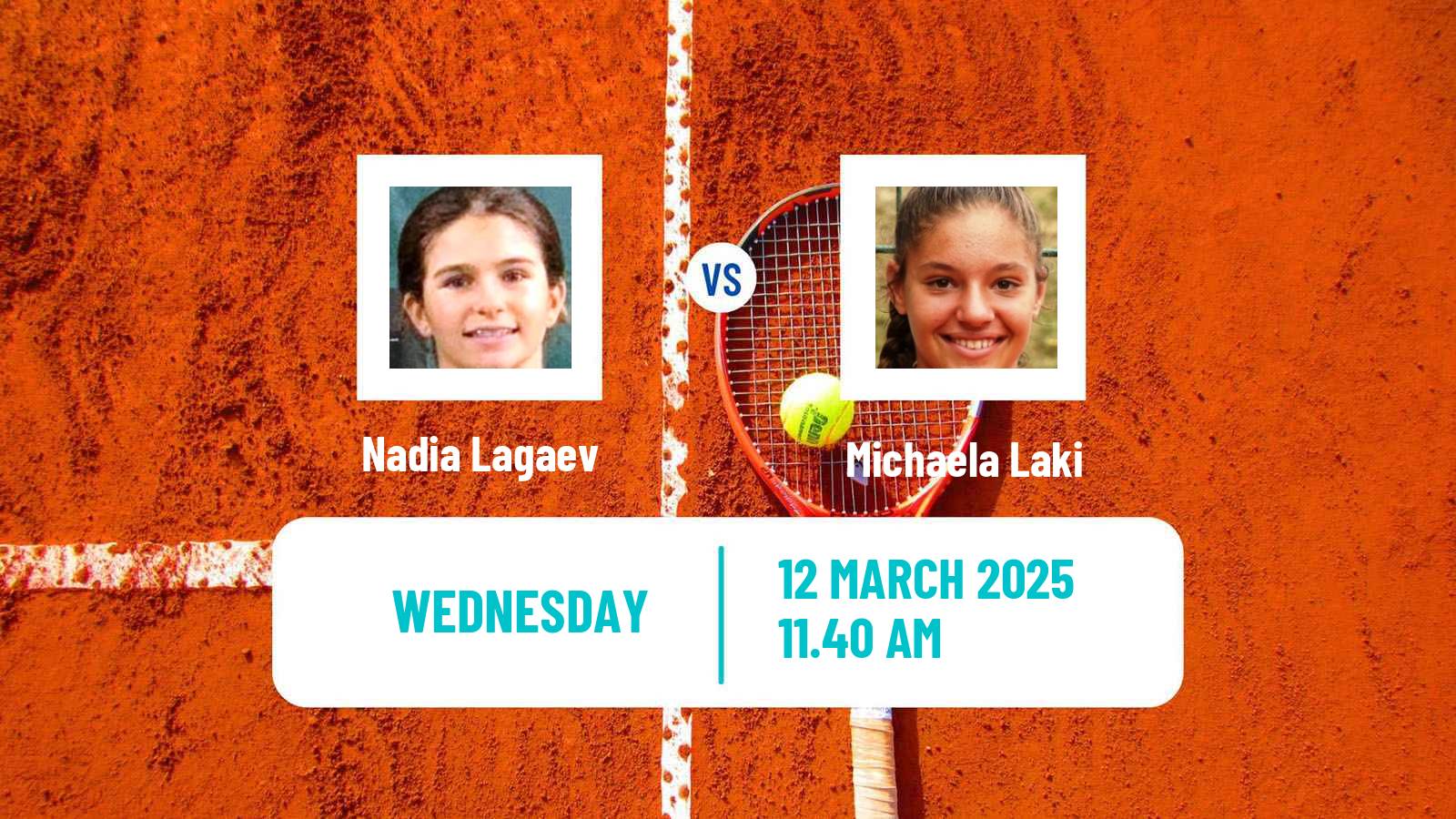 Tennis ITF W15 Montreal Women Nadia Lagaev - Michaela Laki