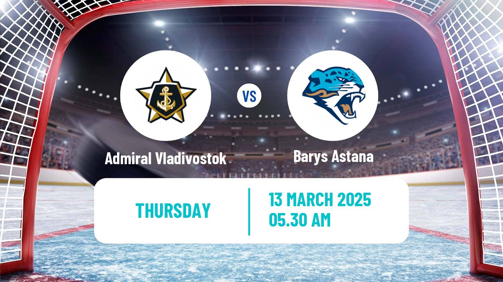 Hockey KHL Admiral Vladivostok - Barys Astana