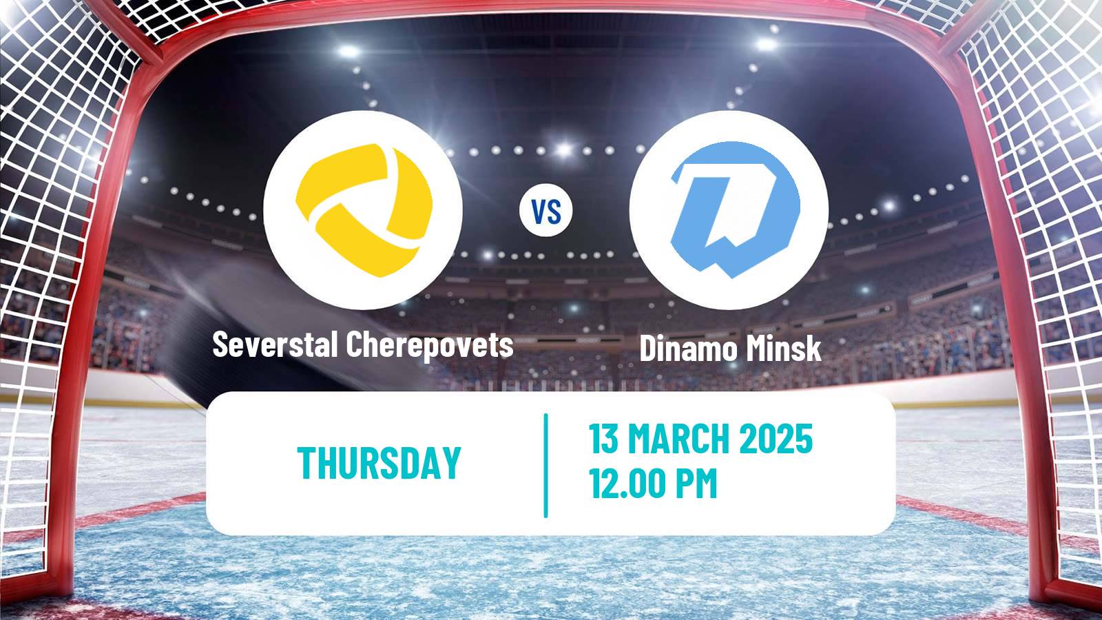 Hockey KHL Severstal Cherepovets - Dinamo Minsk