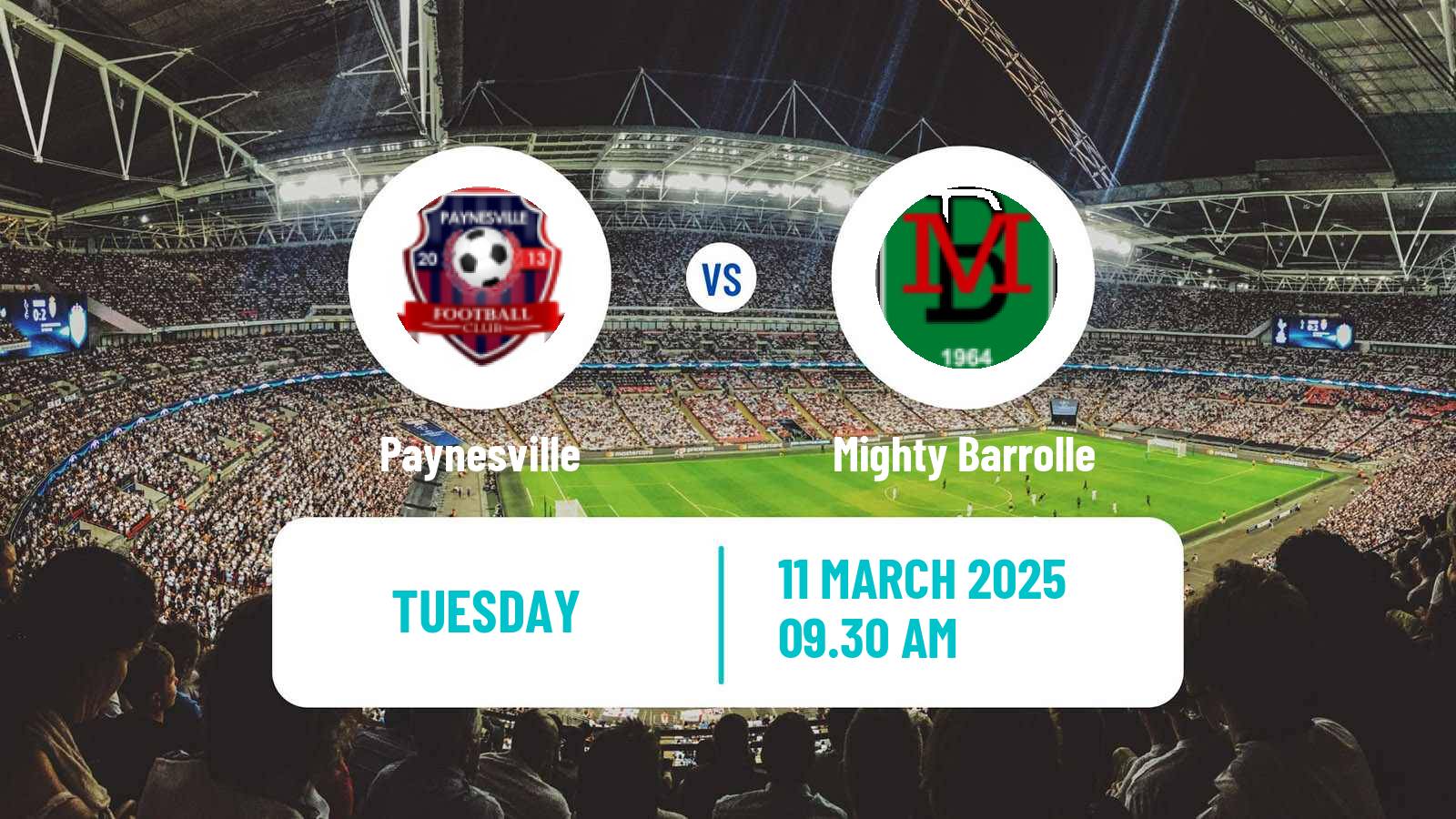 Soccer Liberian First Division Paynesville - Mighty Barrolle