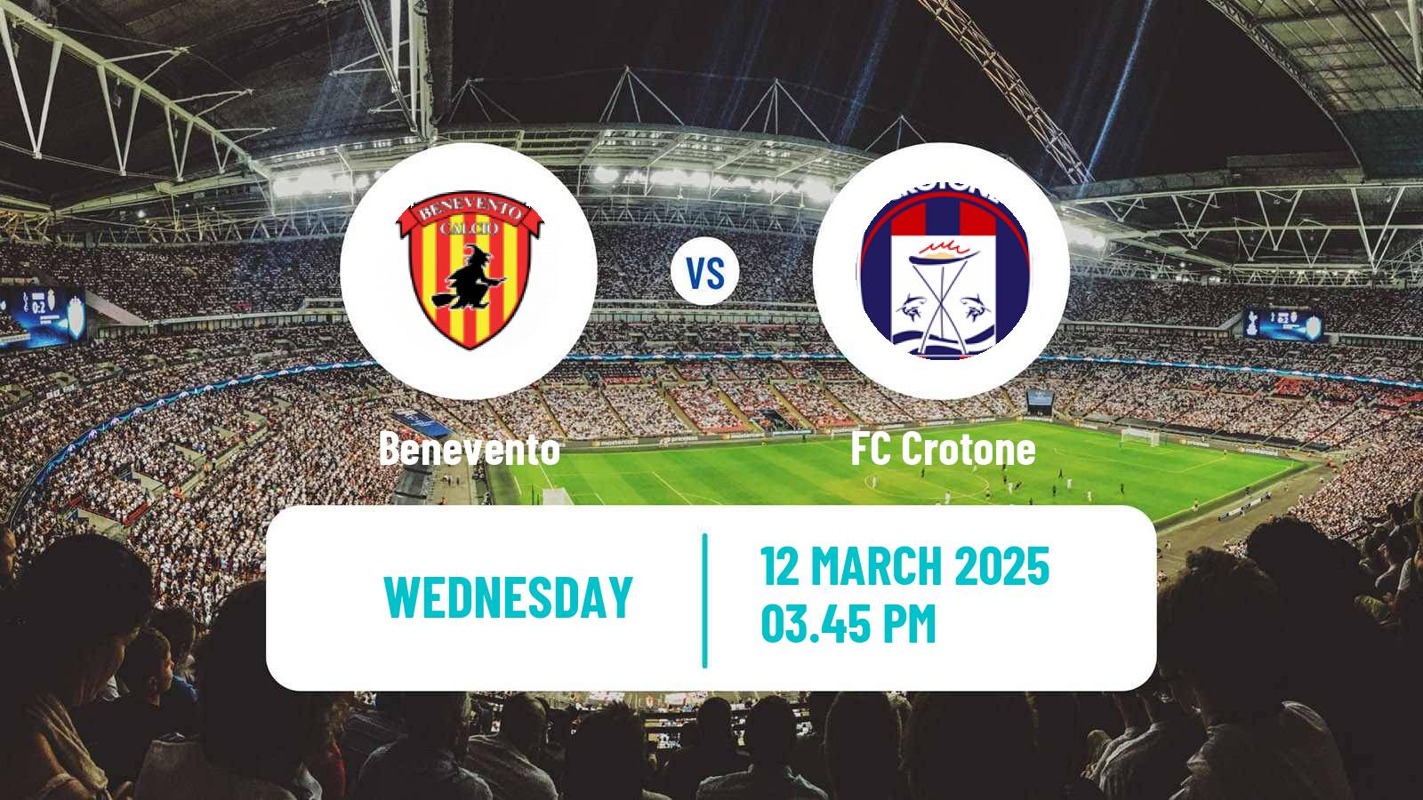 Football Italian Serie C Group C Benevento - Crotone