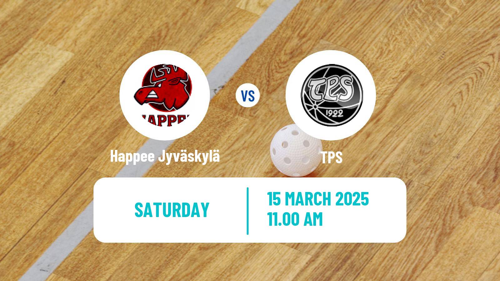 Floorball Finnish F-Liiga Happee Jyväskylä - TPS