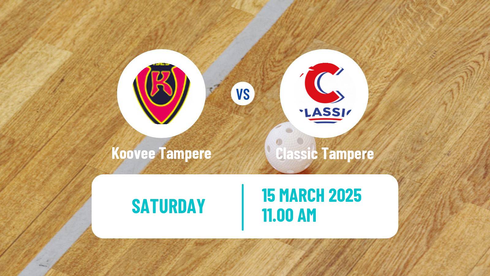 Floorball Finnish F-Liiga Women Koovee Tampere - Classic Tampere