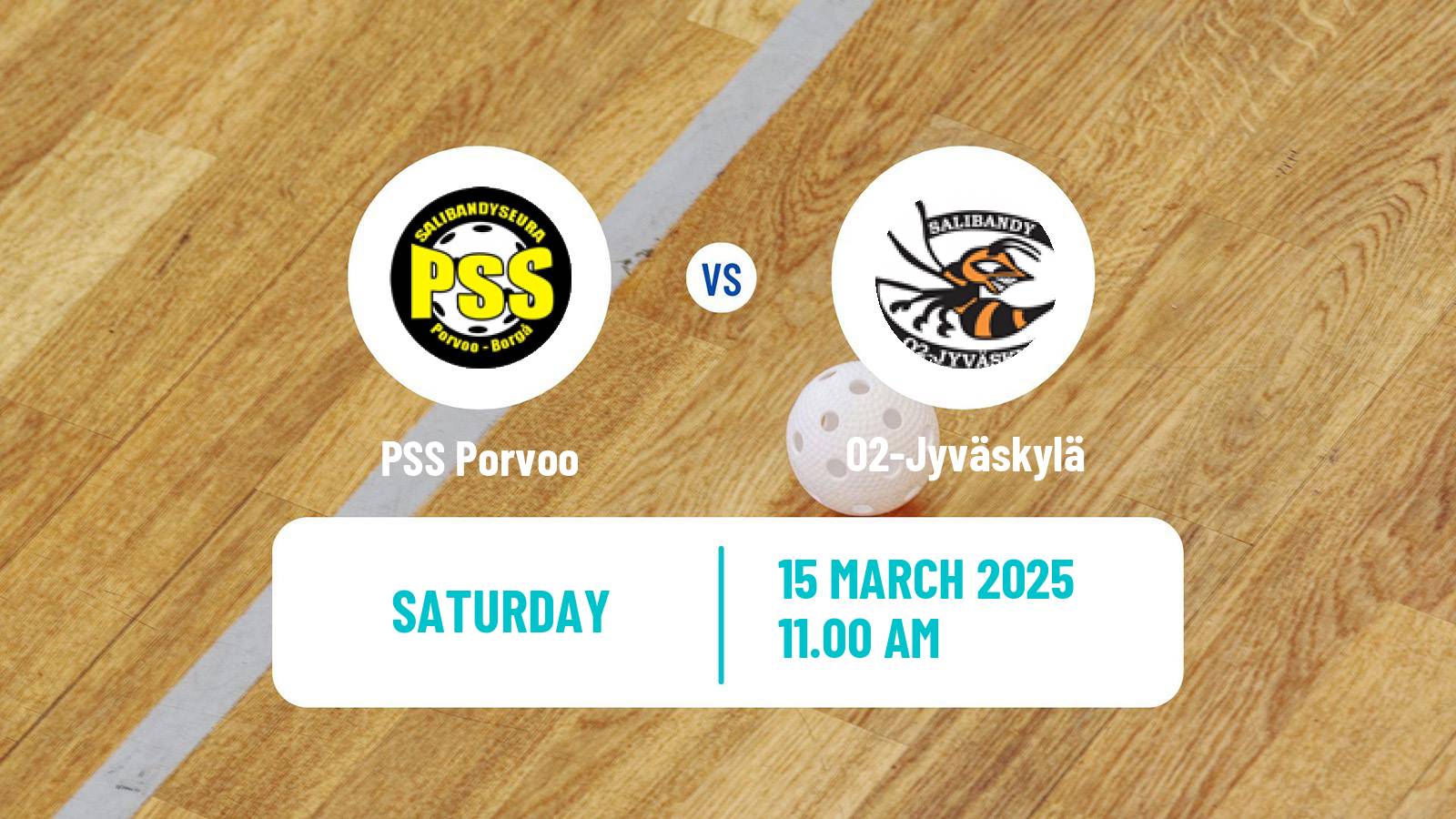 Floorball Finnish F-Liiga Women PSS Porvoo - O2-Jyväskylä