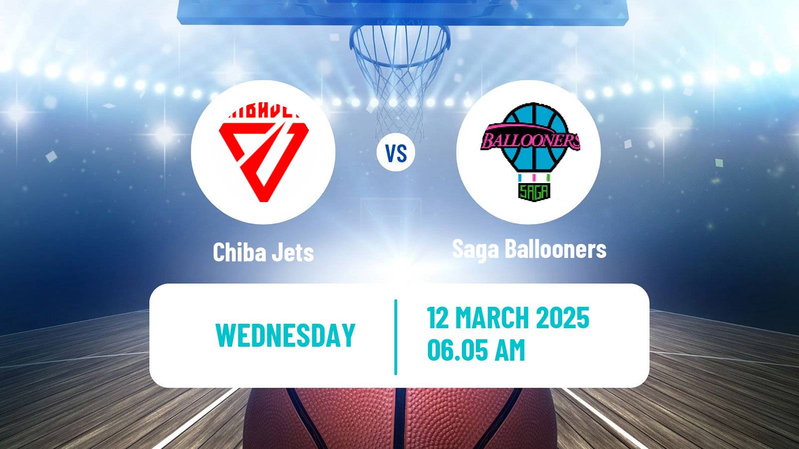 Basketball BJ League Chiba Jets - Saga Ballooners