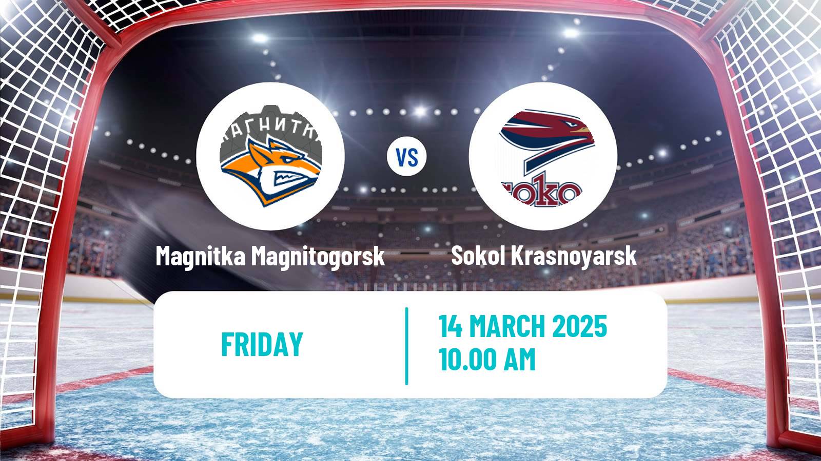 Hockey VHL Magnitka Magnitogorsk - Sokol Krasnoyarsk