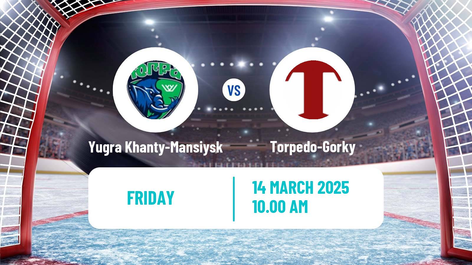 Hockey VHL Yugra Khanty-Mansiysk - Torpedo-Gorky